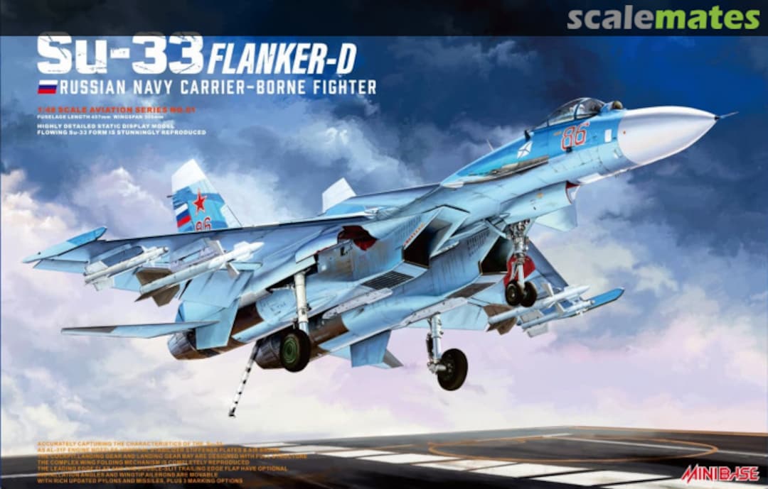 Boxart Su-33 Flanker-D 8001 Minibase