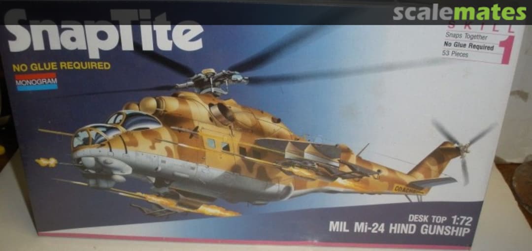 Boxart Mil Mi-24 Hind Gunship 1131 Monogram