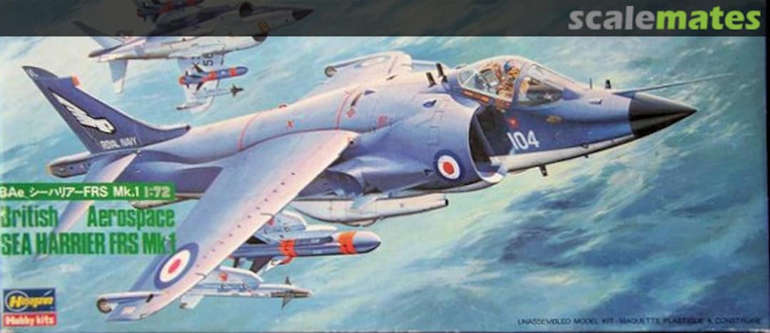 Boxart British Aerospace Sea Harrier FRS Mk.1 606 Hasegawa