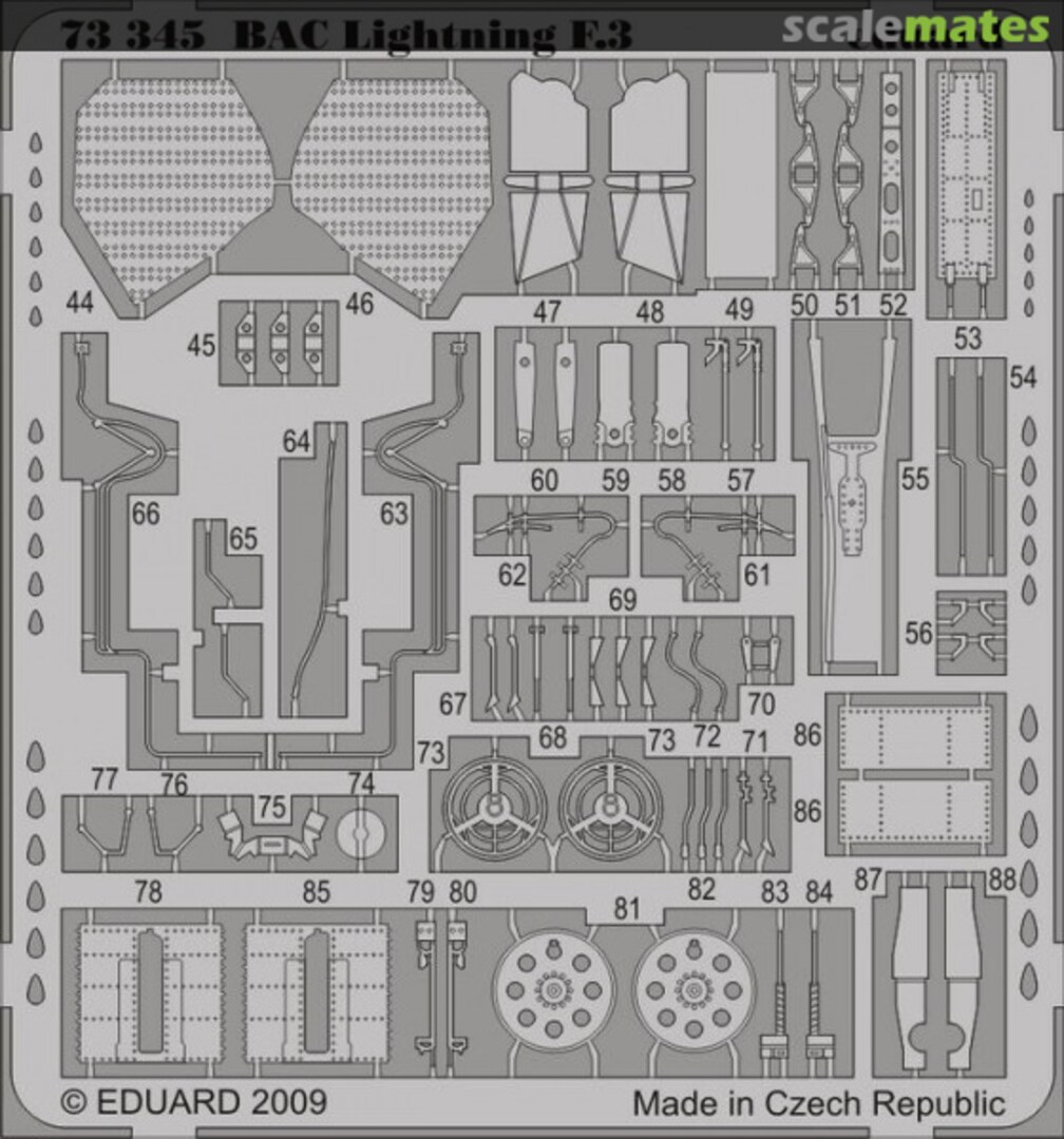 Boxart BAC Lightning F.3 S.A. 73345 Eduard