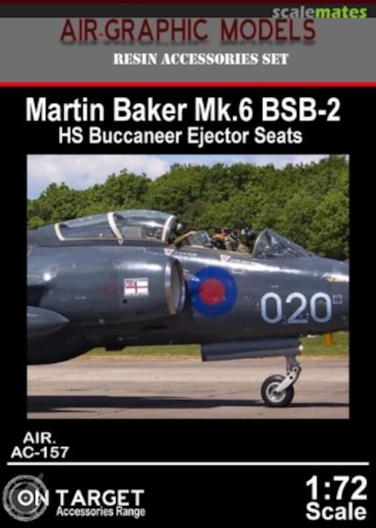 Boxart Martin Baker Mk6. BSB-2 HS Buccaneer Ejector Seats AIR.AC-157 Air-Graphic Models