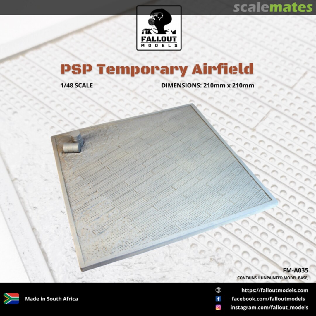 Boxart PSP Temporary Airfield FM-A035 Fallout Models