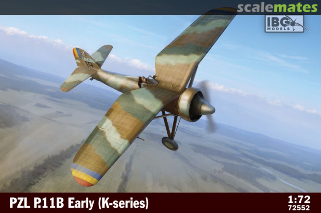 Boxart PZL P.11B Early (K-Series) 72552 IBG Models