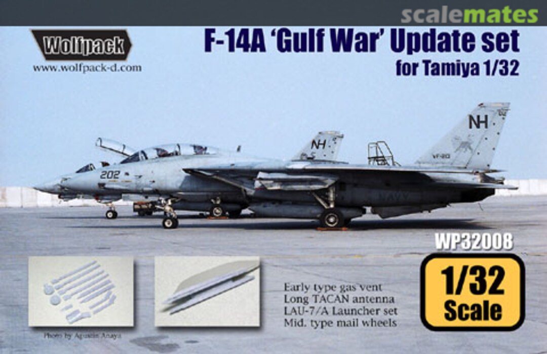 Boxart F-14A Tomcat 'Gulf War' Update Set WP32008 Wolfpack