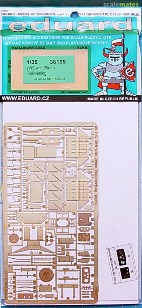 Boxart sWS with 20mm Flakvierling 36195 Eduard