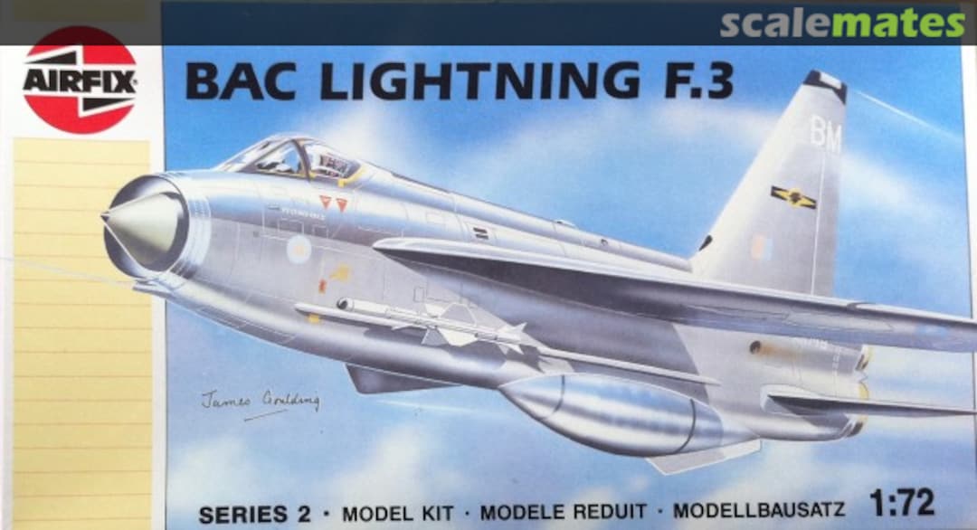 Boxart BAC Lightning F.3 02080 Airfix