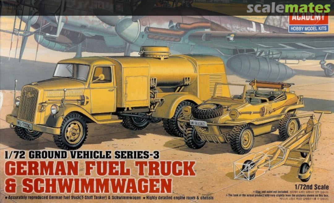 Boxart German Fuel Truck & Schwimmwagen 13401 Academy