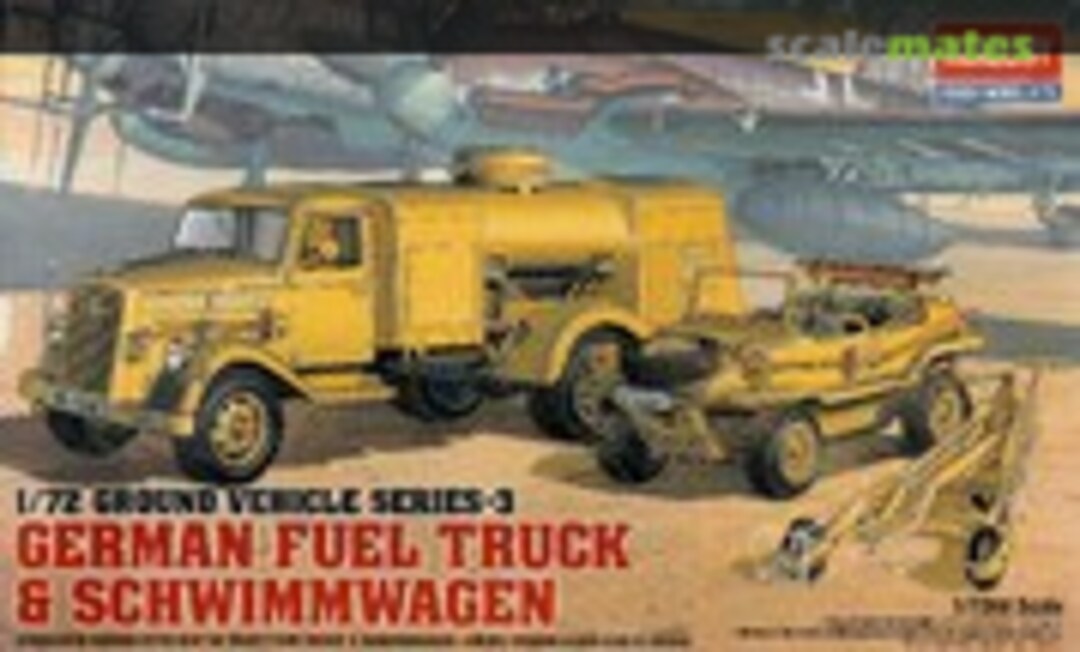 1:72 German Fuel Truck &amp; Schwimmwagen (Academy 13401)