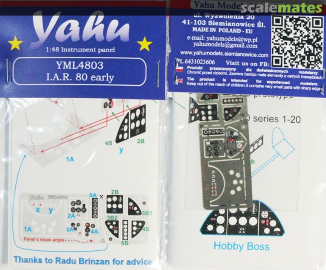 Boxart I.A.R. 80 early YML4803 Yahu Models