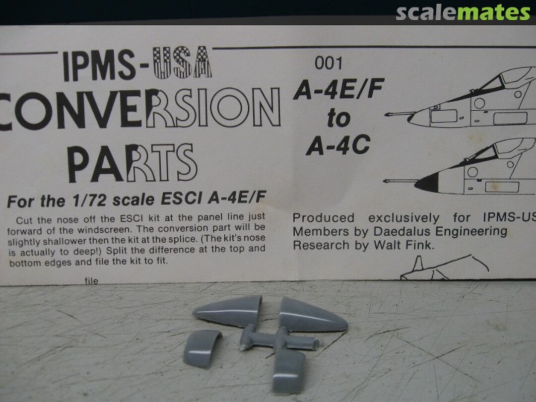 Boxart A-4E/F to A-4C Conversion CP-001 IPMS USA