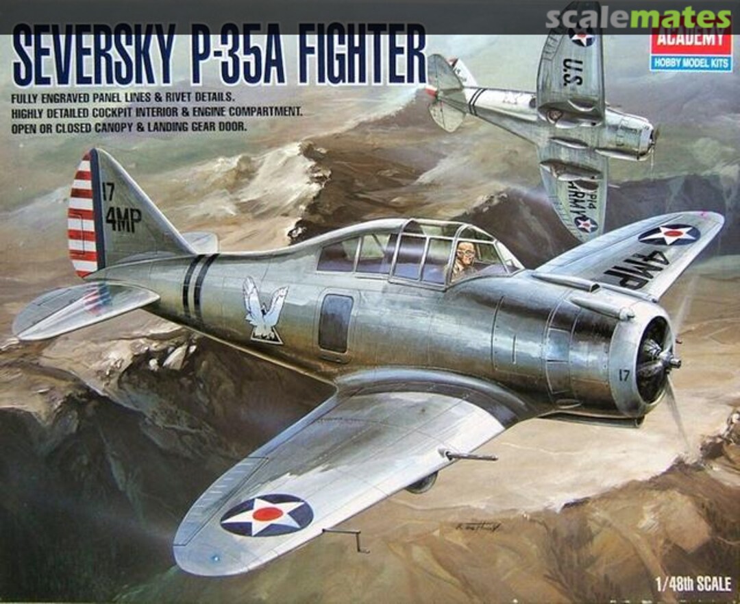 Boxart Seversky P-35A Fighter 2180 Academy