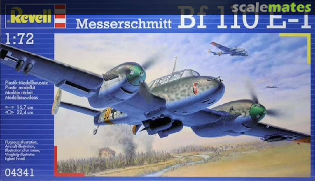 Boxart Messerschmitt Bf 110 E-1 04341 Revell