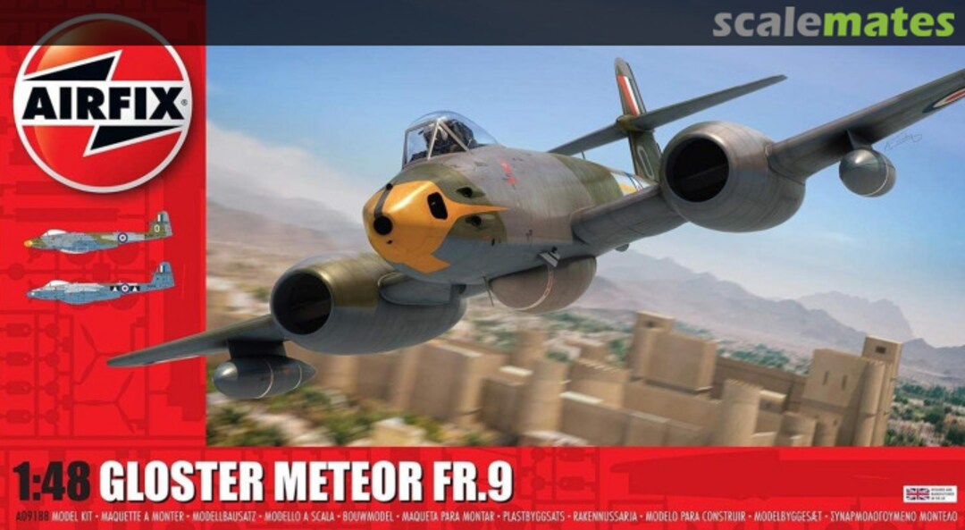 Boxart Gloster Meteor FR.9 A09188 Airfix