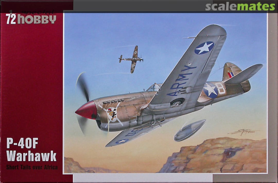 Boxart P-40F Warhawk SH 72155 Special Hobby