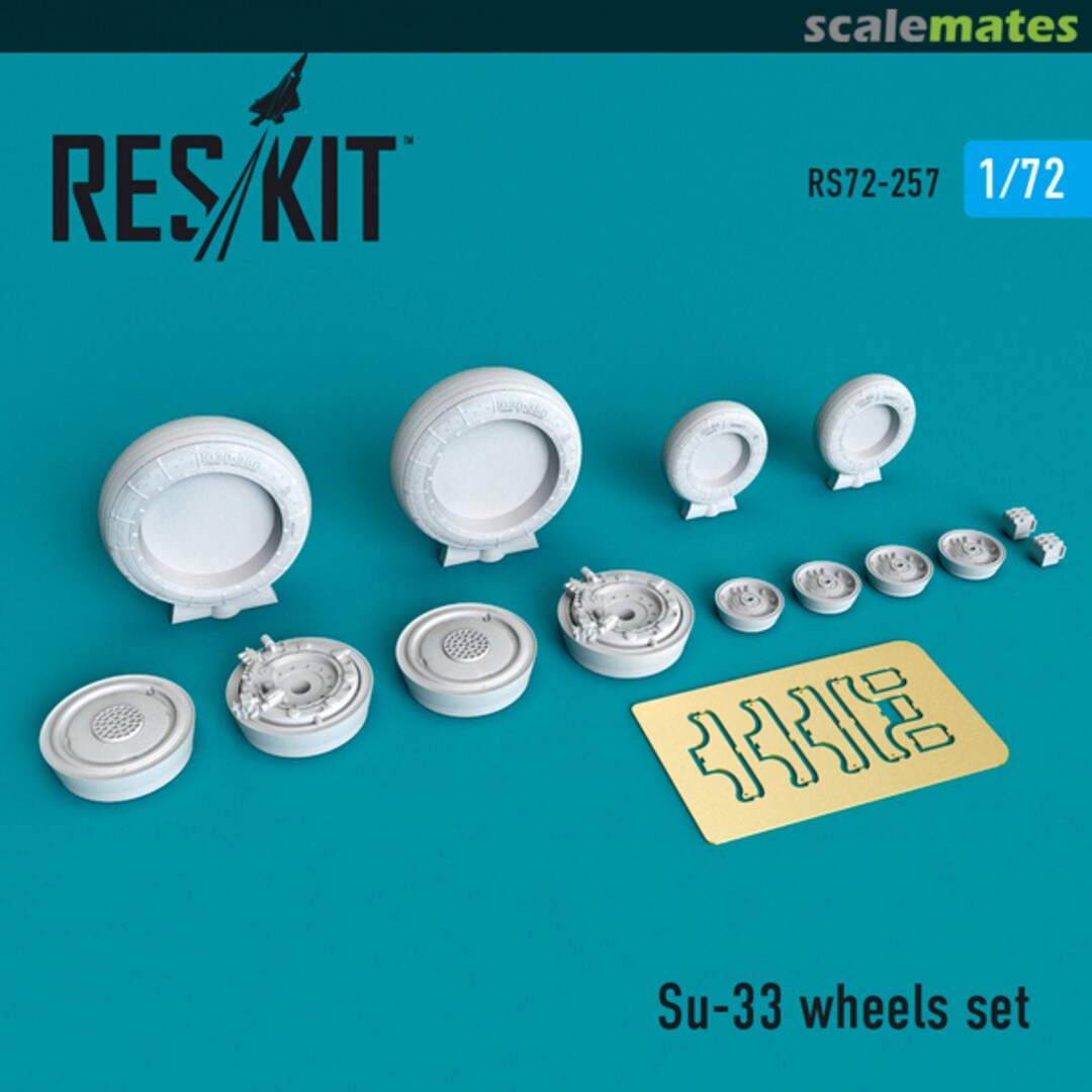 Boxart Su-33 wheels set RS72-0257 ResKit