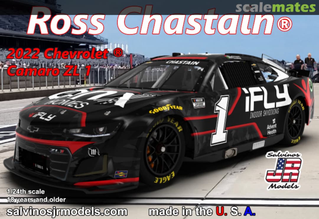 Boxart 2022 Chevrolet Camaro ZL1 THC2022RCT Salvinos JR Models