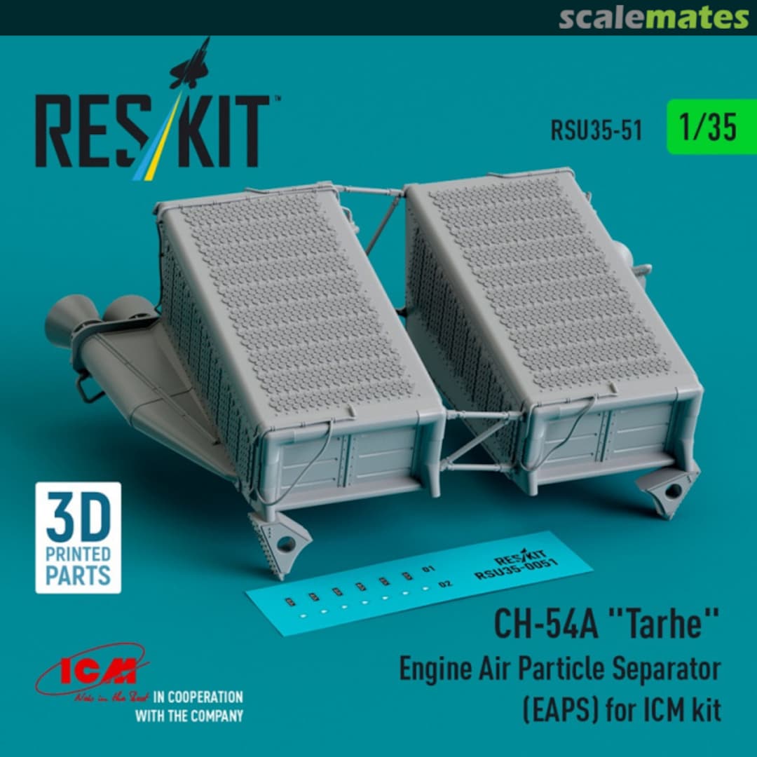 Boxart CH-54A Tarhe - Engine Air Particle Separator (EAPS) RSU35-0051 ResKit