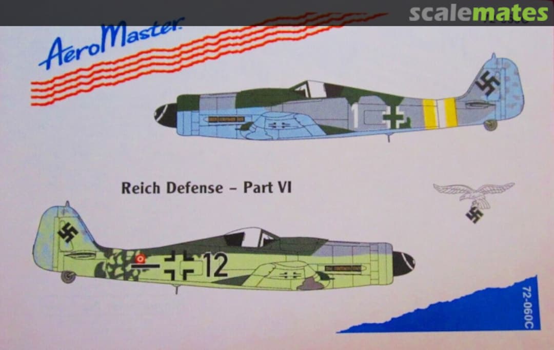 Boxart Reich Defence Part VI 72-060C AeroMaster