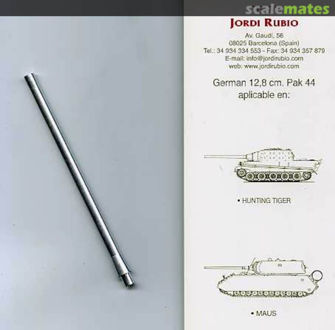 Boxart 12,8 cm Pak 44 L55 TG-24 Jordi Rubio