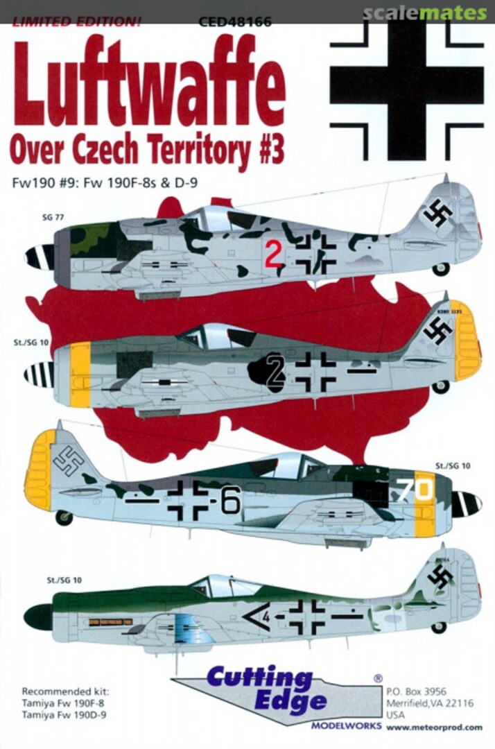 Boxart Luftwaffe Over Czech Territory #3 CED48166 Cutting Edge Modelworks