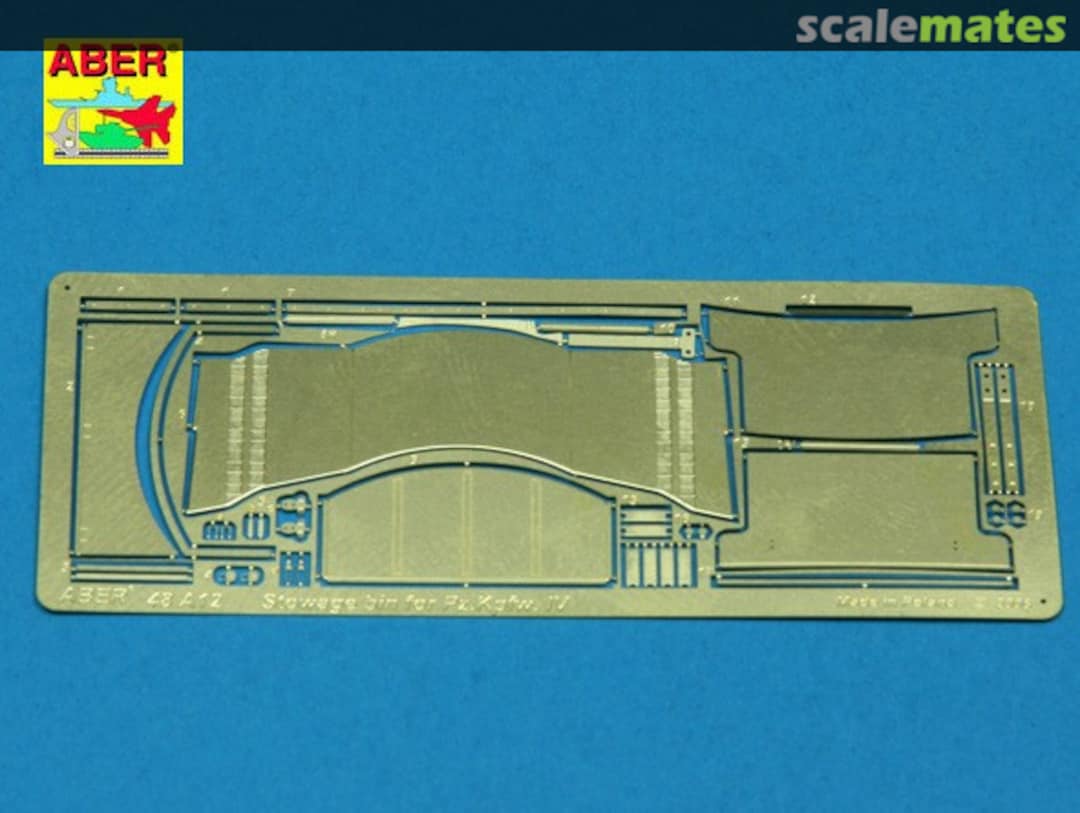 Contents Turret Stowage Bin for Pz.Kpfw. IV 48A12 Aber