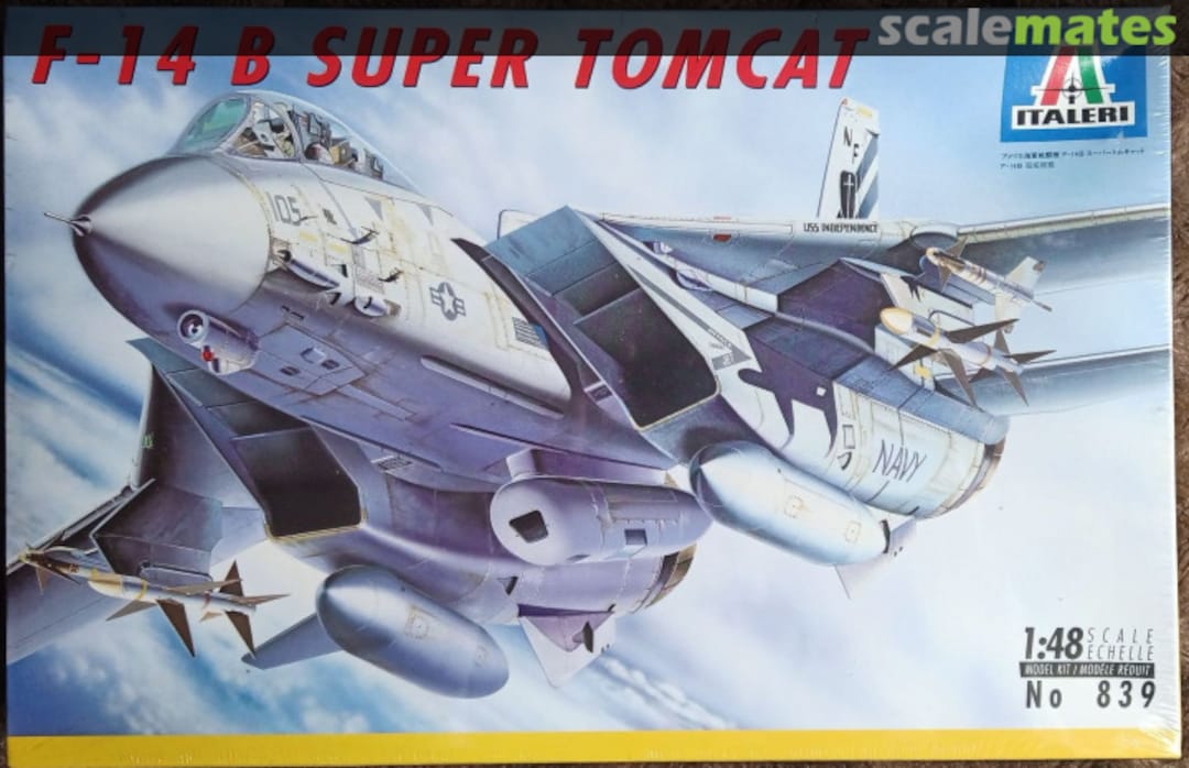 Boxart F-14B Super Tomcat 839 Italeri