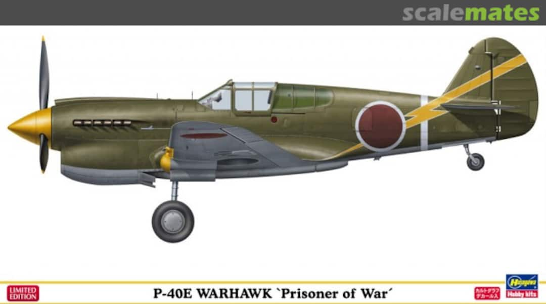 Boxart P-40E Warhawk 'Prisoner of War' 52104 Hasegawa