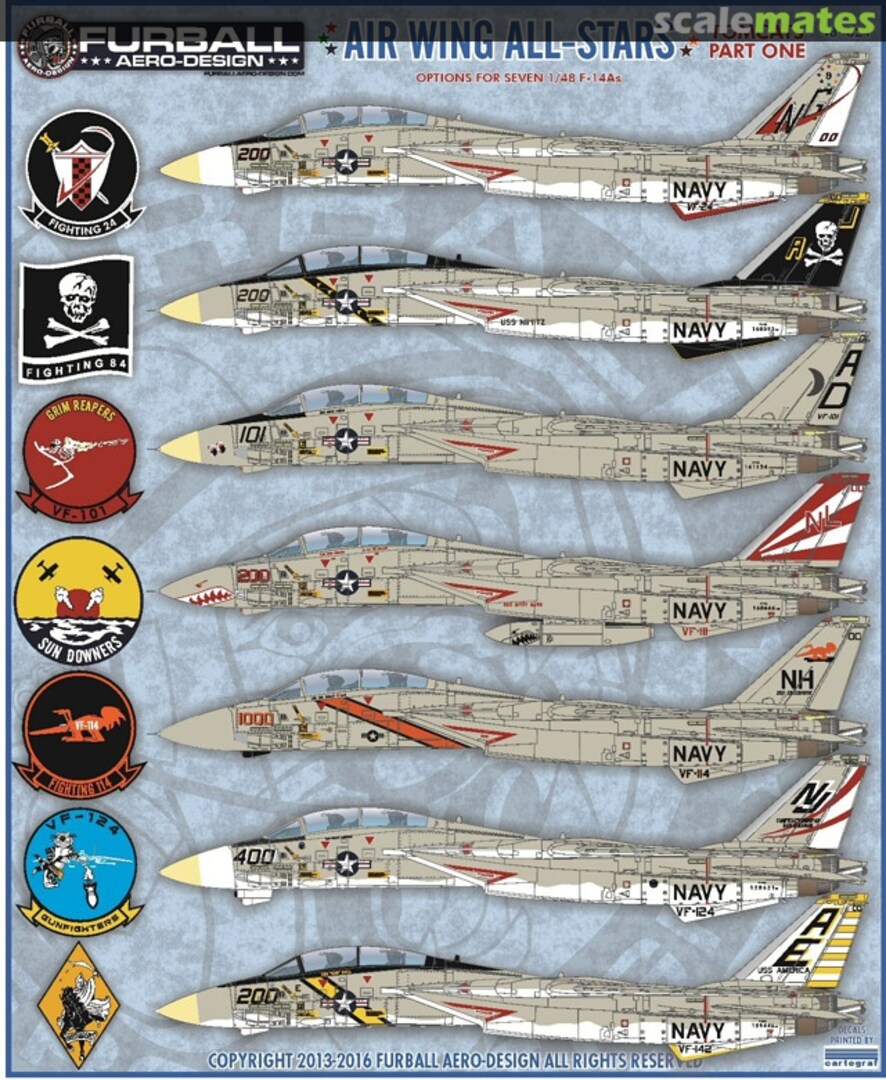 Boxart Air Wing All-Stars 48-021 Furball Aero-Design