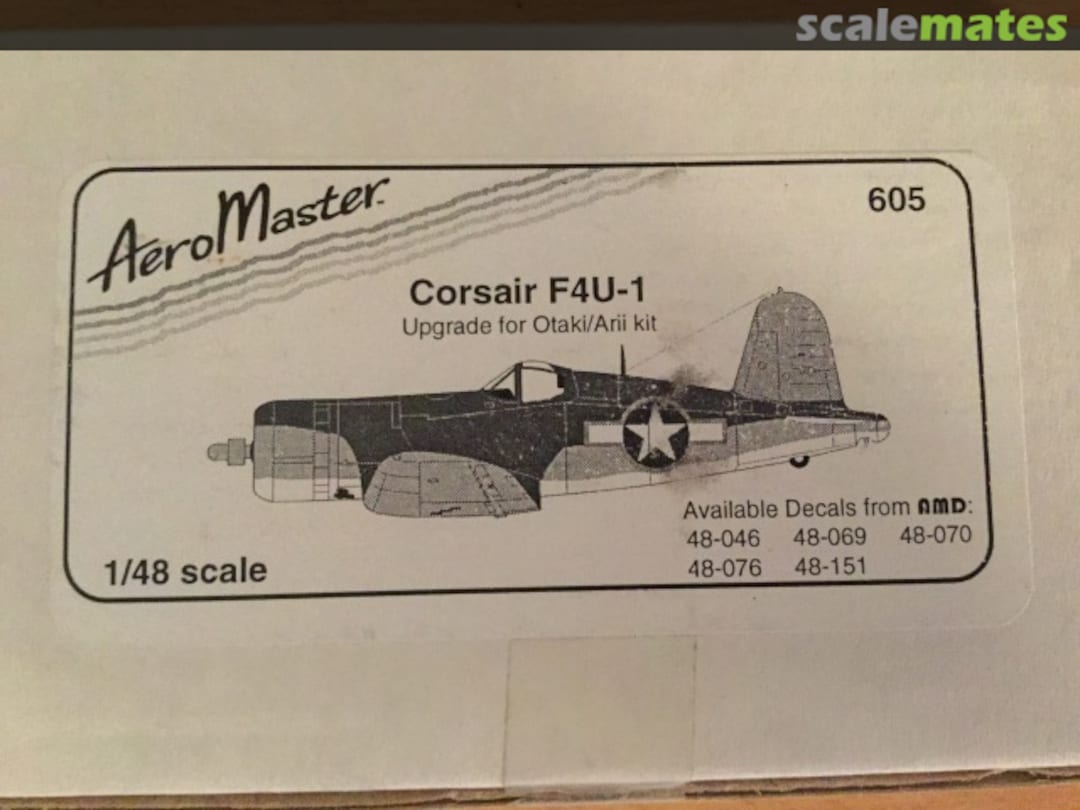 Boxart F4U-1 Corsair Upgrade 605 AeroMaster