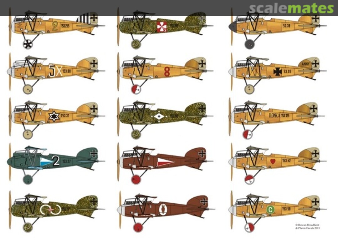 Boxart Albatros D.III (Oeffag) 48014 Pheon Decals