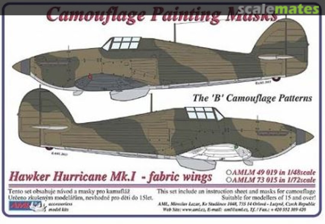 Boxart Hawker Hurricane Mk.I / Fabric Wings AMLM49019 AML