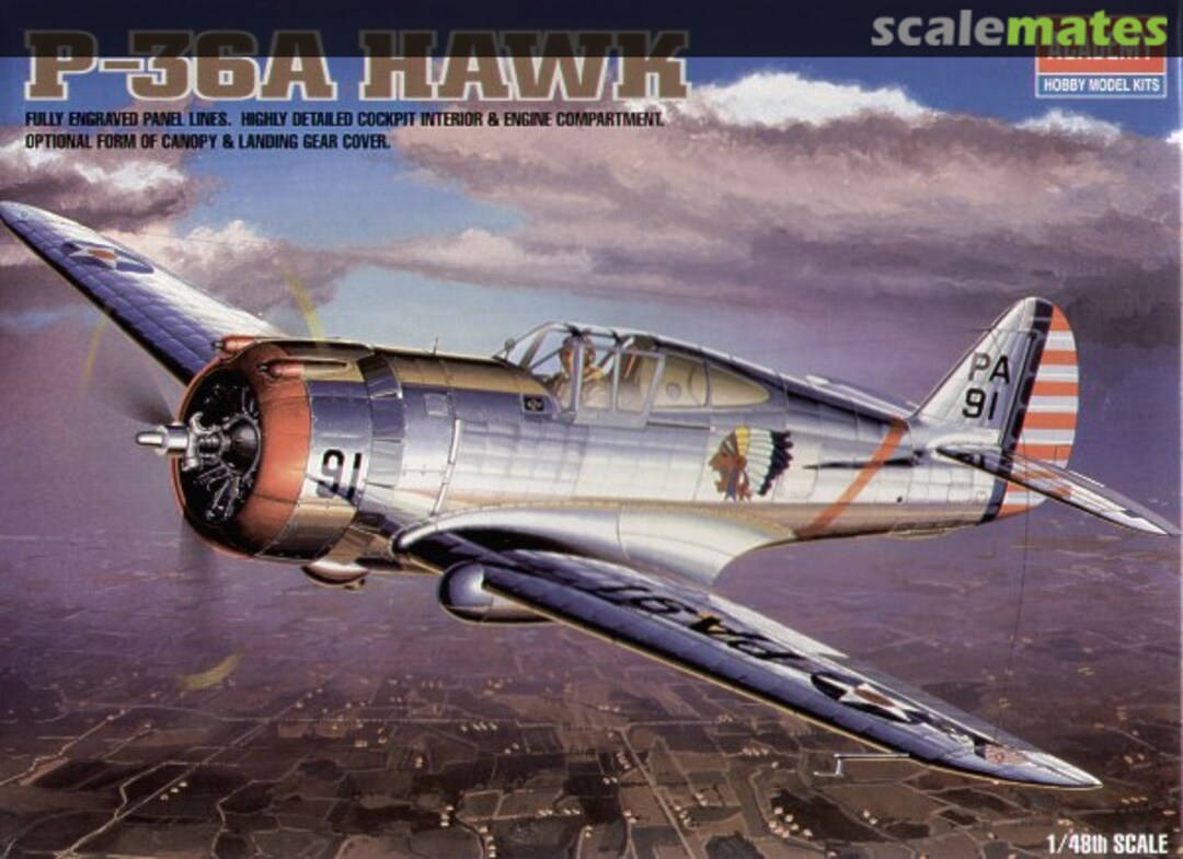 Boxart P-36A Hawk 2181 Academy