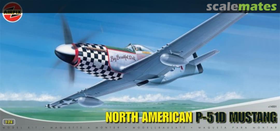 Boxart North American P-51D Mustang A14001 Airfix