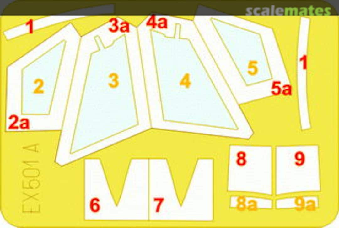 Boxart F-104 Surface Panels EX501 Eduard