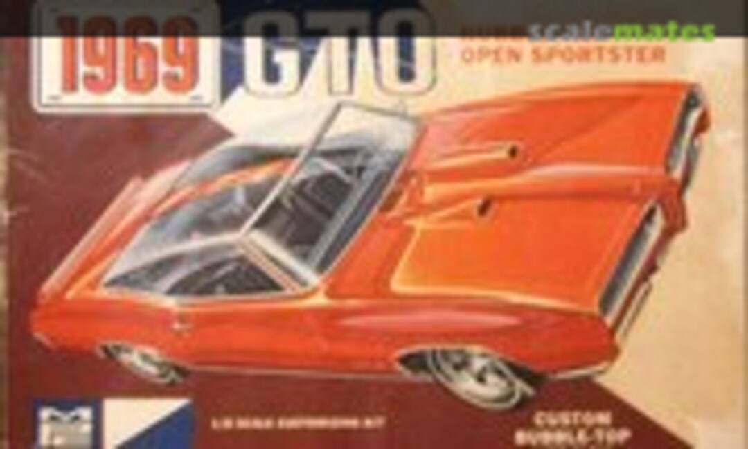 1:25 1969 GTO Bubble Top Open Sportster (MPC 1-1269-200)