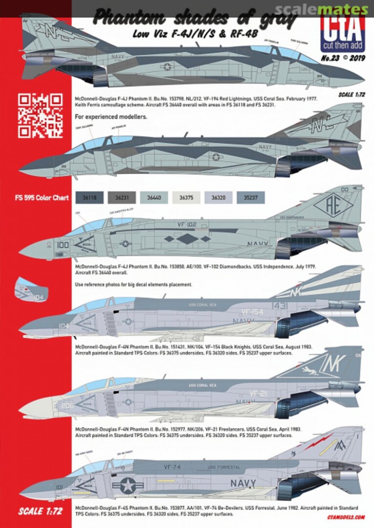 Boxart Phantom shades of gray CTA-023 CtA Models