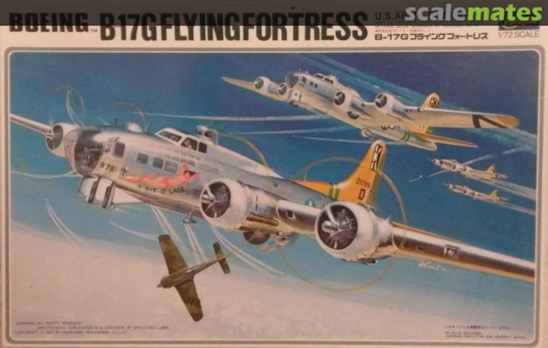 Boxart Boeing B-17G FlyingFortress K10X Hasegawa