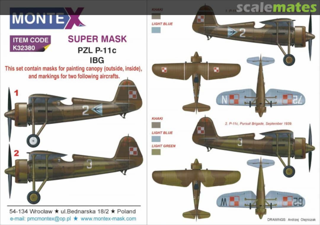 Boxart PZL P.11c K32380 Montex