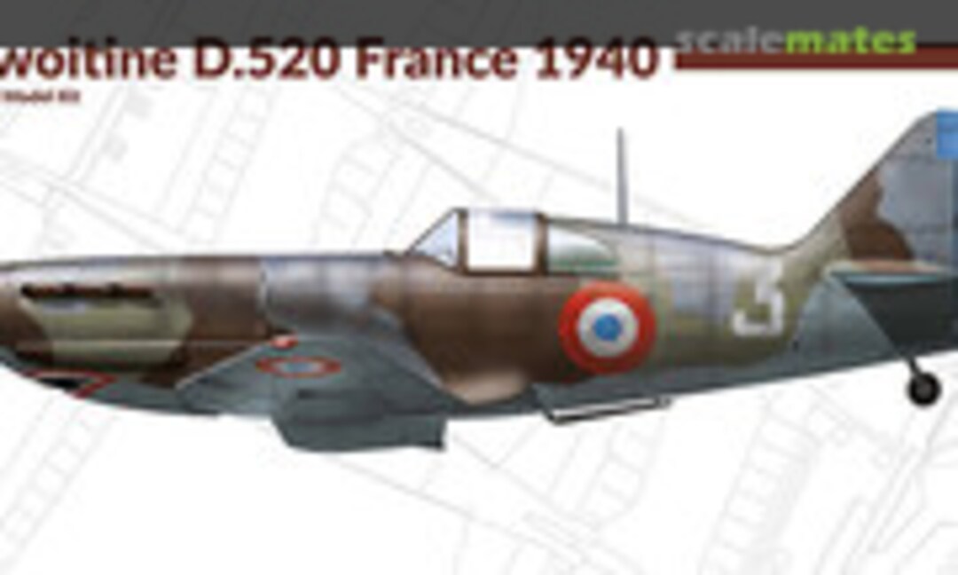 1:72 Dewoitine D.520 France 1940 (Hobby 2000 72025)