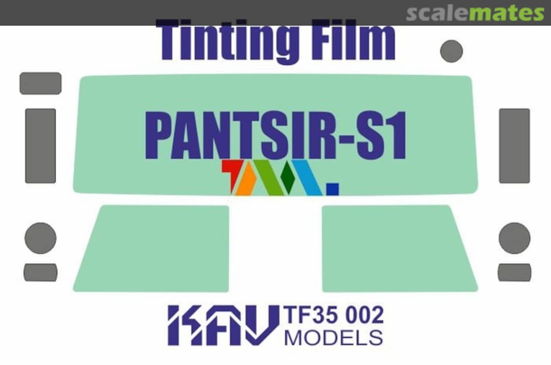 Boxart Pantsir S-1 tinting film KAV TF35 002 KAV models