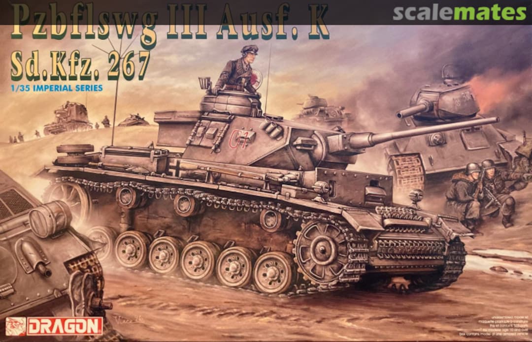 Boxart Pzbflswg III Ausf. K 9018 Dragon