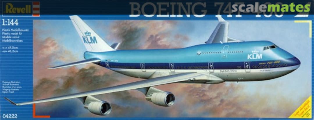 Boxart Boeing 747-400 04222 Revell