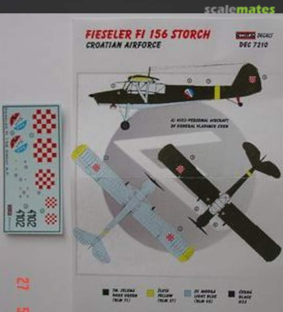 Boxart Fieseler Fi 156 Storch DEC7210 Kora Models