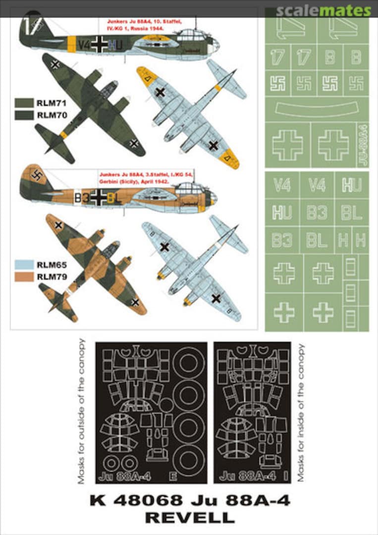 Boxart Junkers Ju 88A4 K48068 Montex