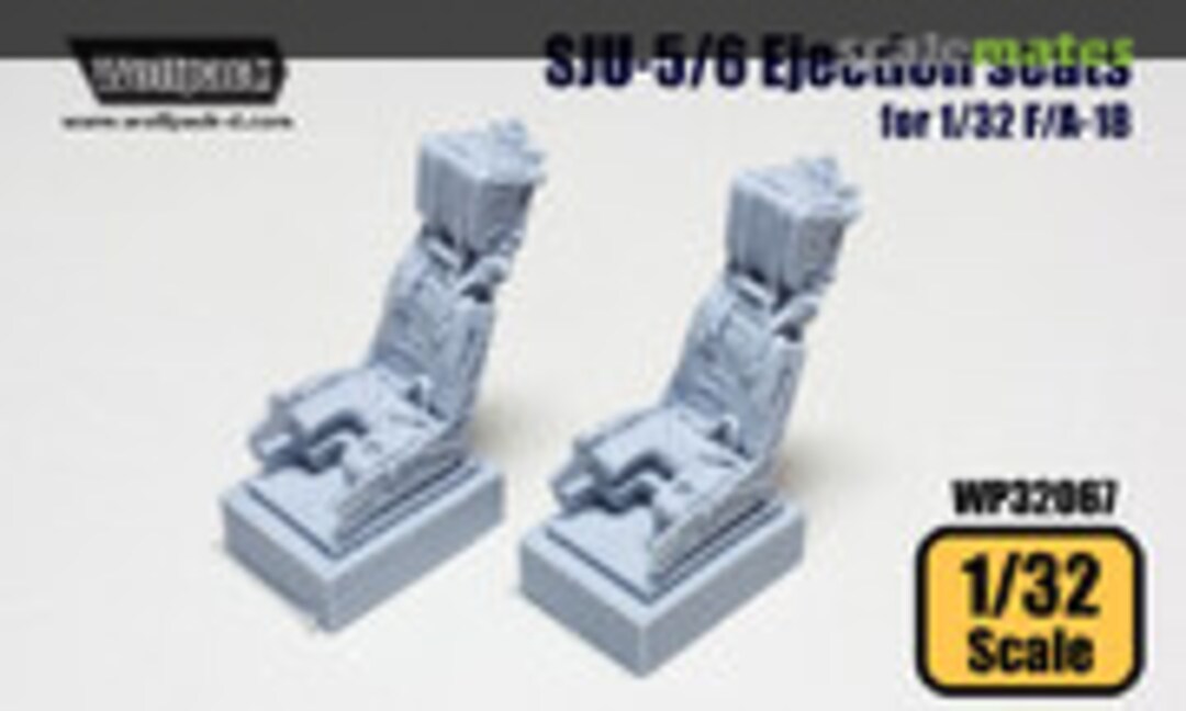 1:32 SJU-5/6 Ejection Seats (2 pcs) (Wolfpack WP32067)