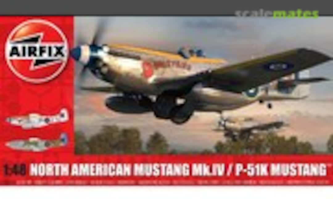 1:48 North American Mustang Mk.IV / P-51K Mustang (Airfix A05137)