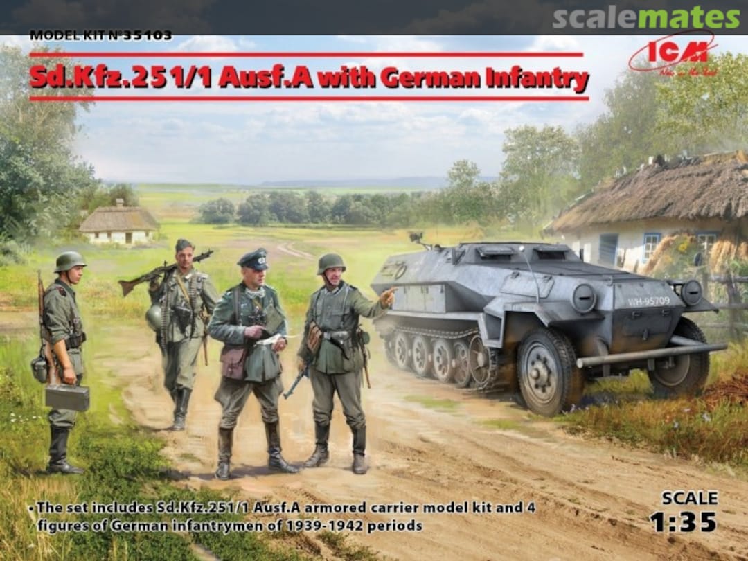 Boxart Sd.Kfz.251/1 Ausf.A 35103 ICM