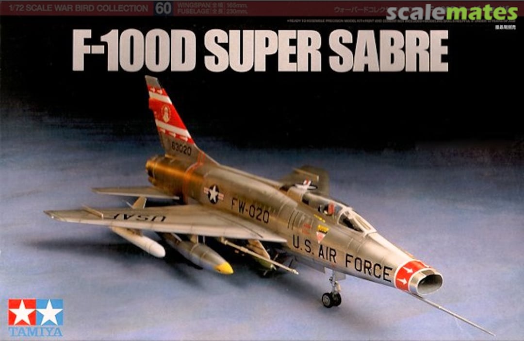 Boxart F-100D Super Sabre 60760 Tamiya