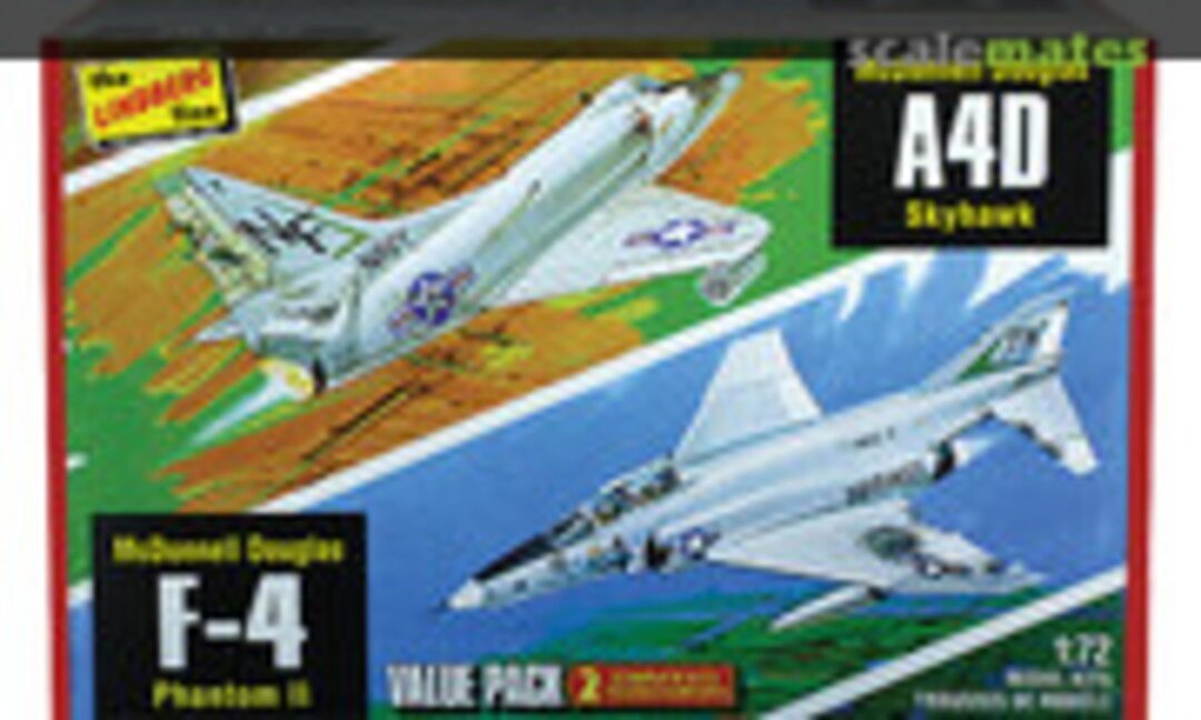 1:72 MDD A4D Skyhawk &amp; F-4 Phantom (Lindberg HL433/12)