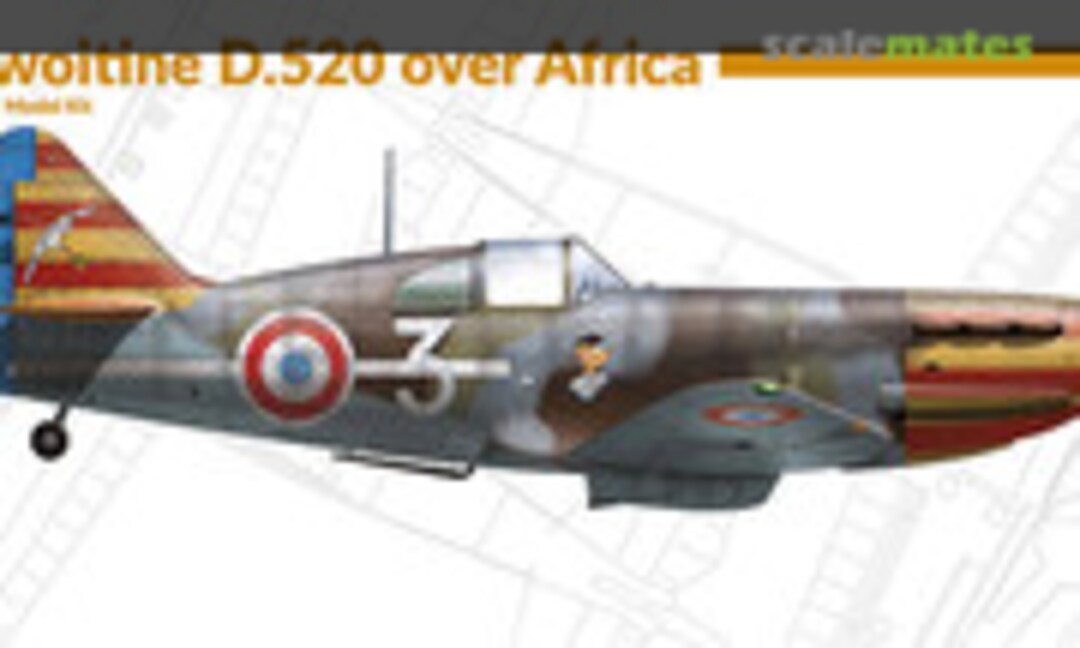 1:72 Dewoitine D.520 Over Africa (Hobby 2000 72026)